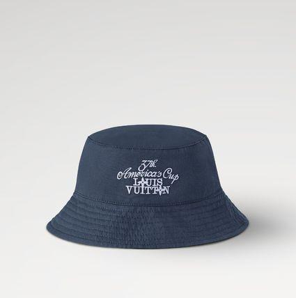 LOUIS VUITTON バケットハット・ダミエ フラッグス リバーシブル M7682M