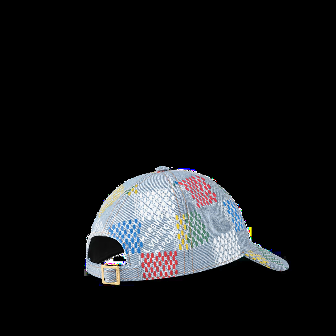 LOUIS VUITTON デニムキャップ キャップ LV バーズ ダミエ M5048M