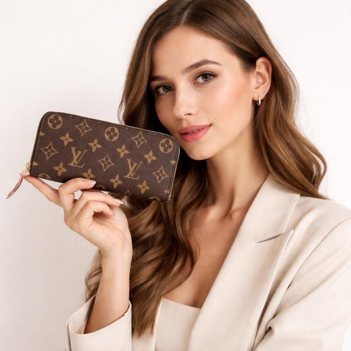 LOUIS VUITTON ポルトフォイユ クレマンス モノグラム 長財布 M61298 M60742