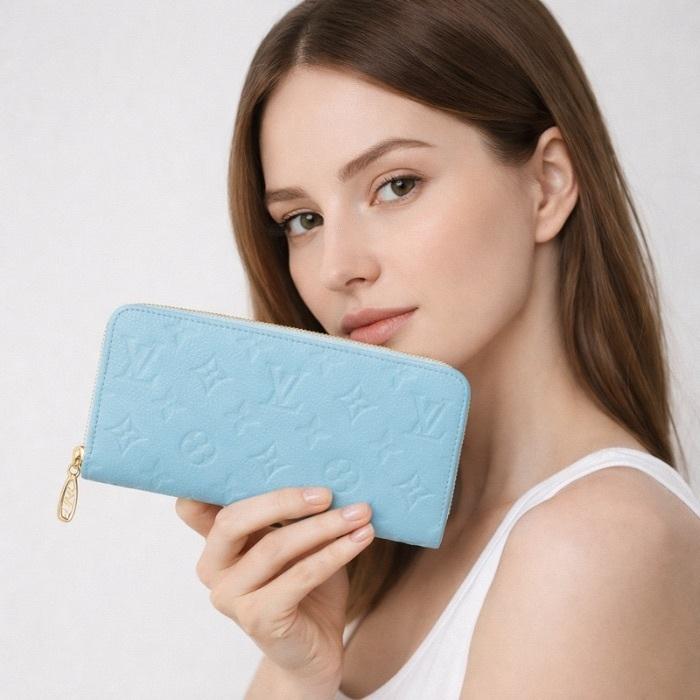 LOUIS VUITTON ウォレット エンボス モノグラム 長財布 M28294 M27715