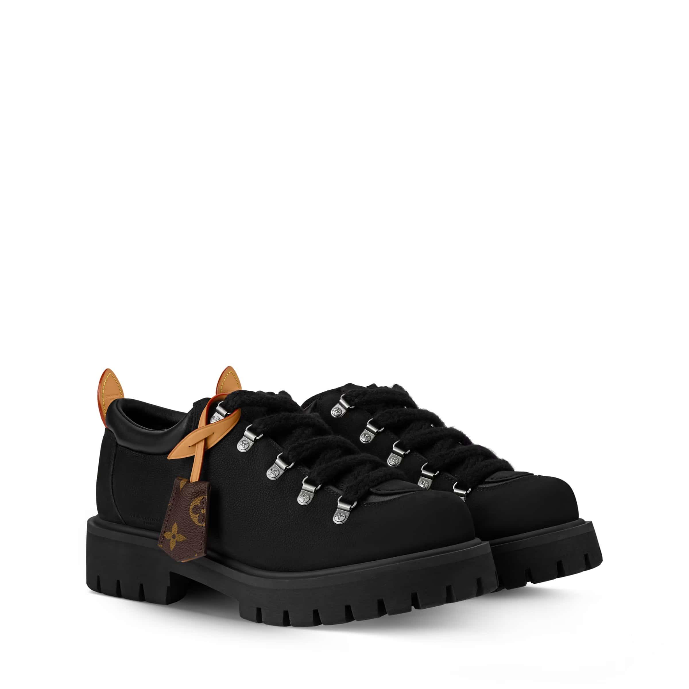Louis Vuitton リミックス ダービー ブラック レザー 1AIX56