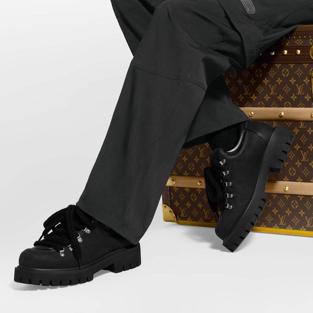 Louis Vuitton リミックス ダービー ブラック レザー 1AIX56