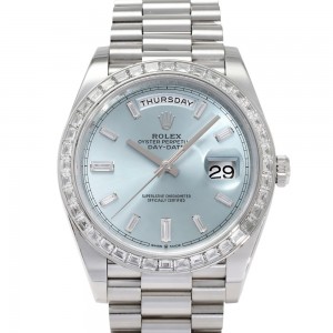 ロレックス アイスブルー デイデイト 40 228396TBR