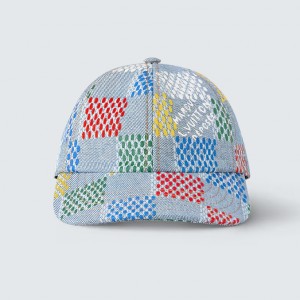 LOUIS VUITTON デニムキャップ キャップ LV バーズ ダミエ M5048M
