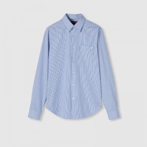 グッチ エンブロイダリー付き コットンポプリン シャツ 831951 Z7AQB 4061