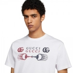 グッチ コットンジャージー プリント Tシャツ 796395 XJHC9 9692