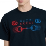 グッチ コットンジャージー プリント Tシャツ 796395 XJHC9 4794