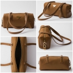 PRADA ミディアム Re-Nylon xレザー トップハンドルバッグ 1BB127_2C8Q