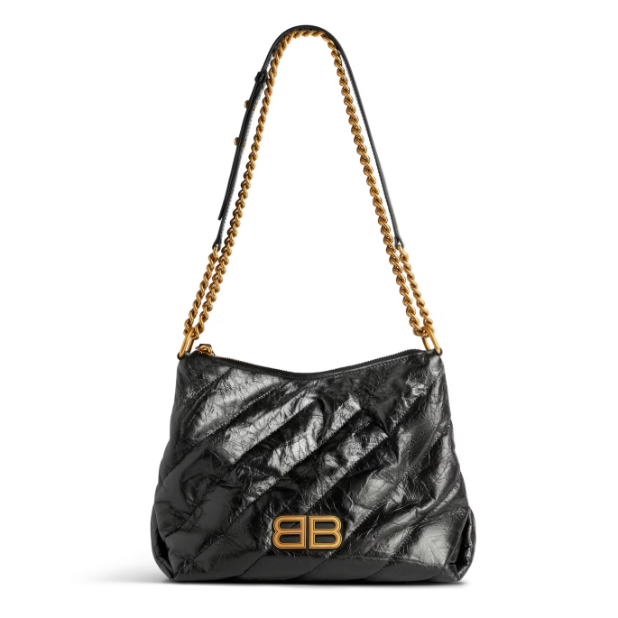 BALENCIAGA マトラッセ レザー スモール ホーボー バッグ 806479 806487