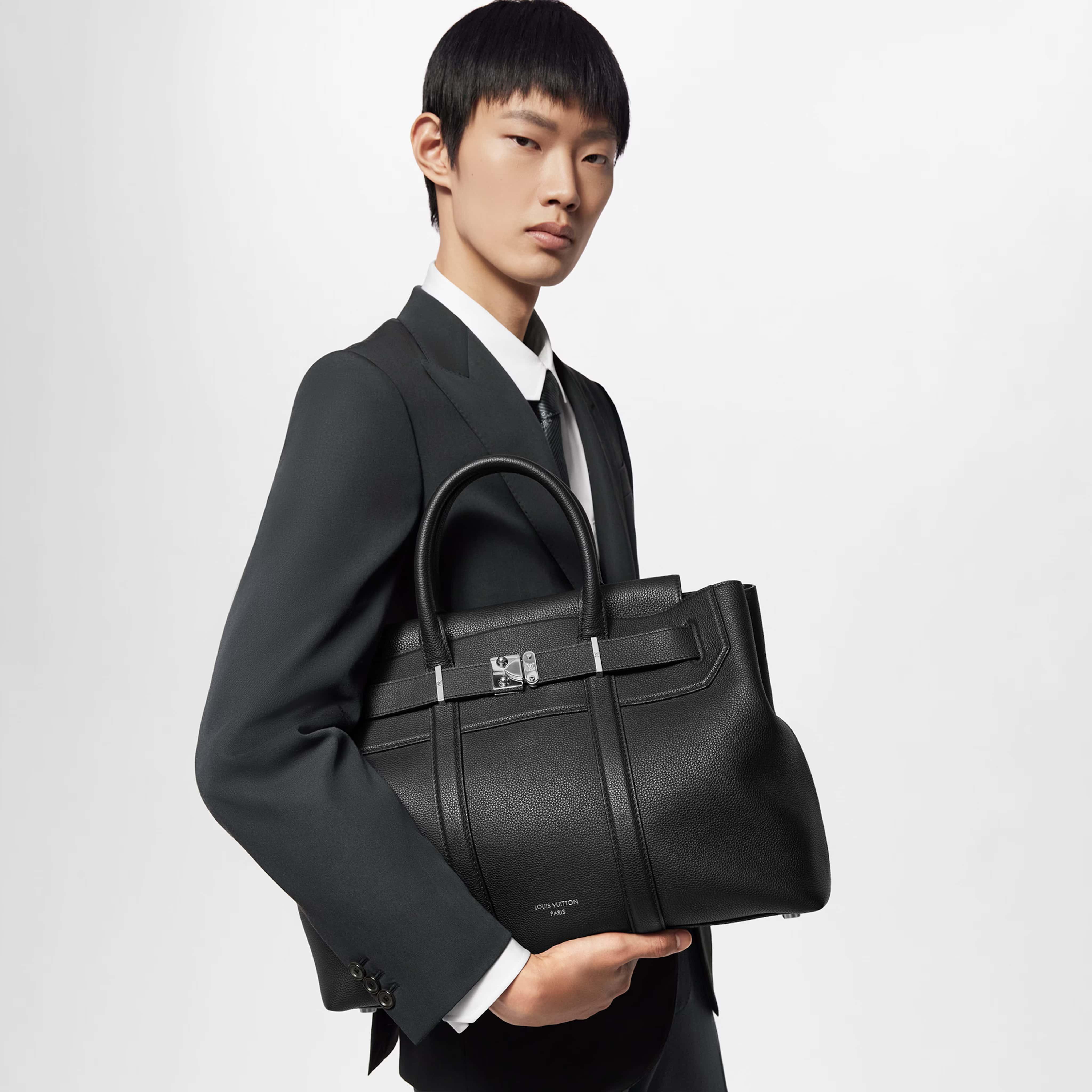 ルイヴィトン ジョルジュ トート バッグ　MM  M23154 M23153