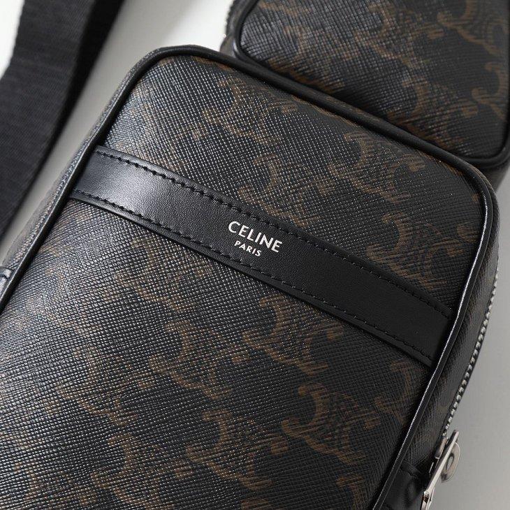 セリーヌ ボディバッグ Multi Pocket Bag マルチポケットバッグ メンズ 111632EU1.38SI