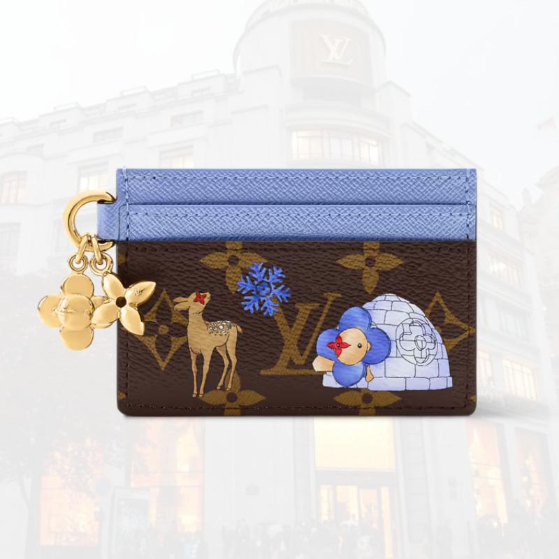 ルイヴィトン カードケース ポルト カルト・LV チャーム M15324 M15332