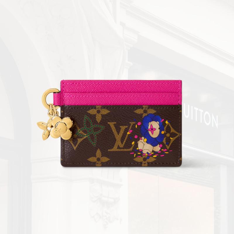 ルイヴィトン カードケース ポルト カルト・LV チャーム M15324 M15332