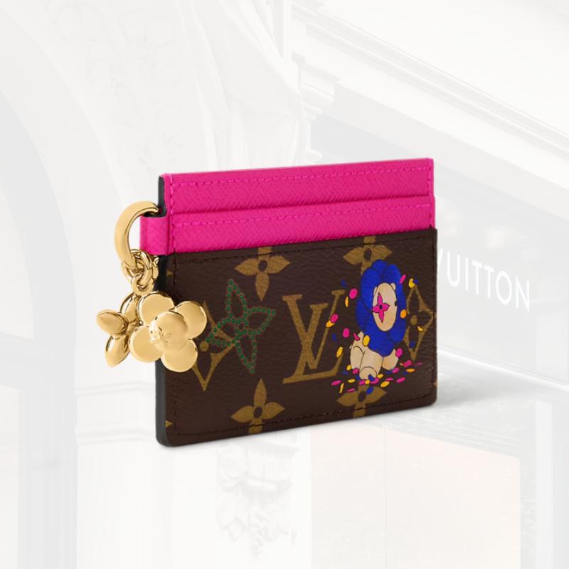 ルイヴィトン カードケース ポルト カルト・LV チャーム M15324 M15332