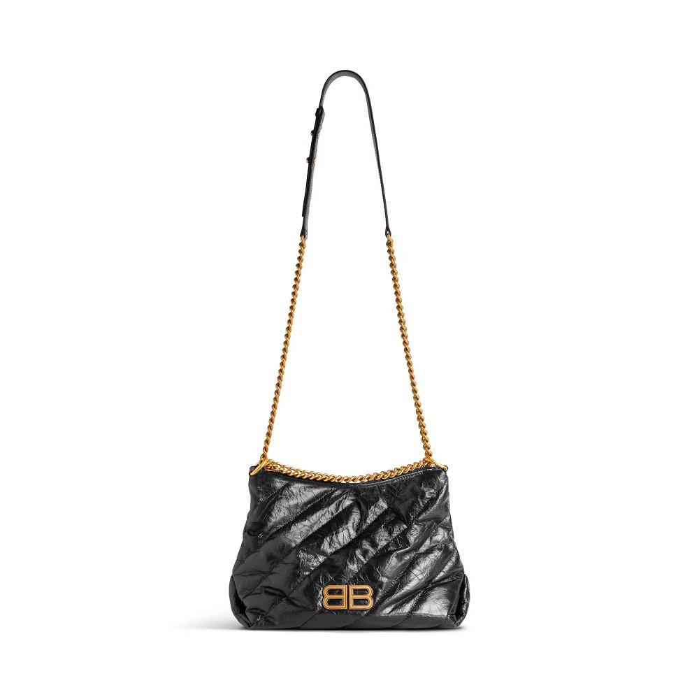 BALENCIAGA マトラッセ レザー スモール ホーボー バッグ 806479 806487