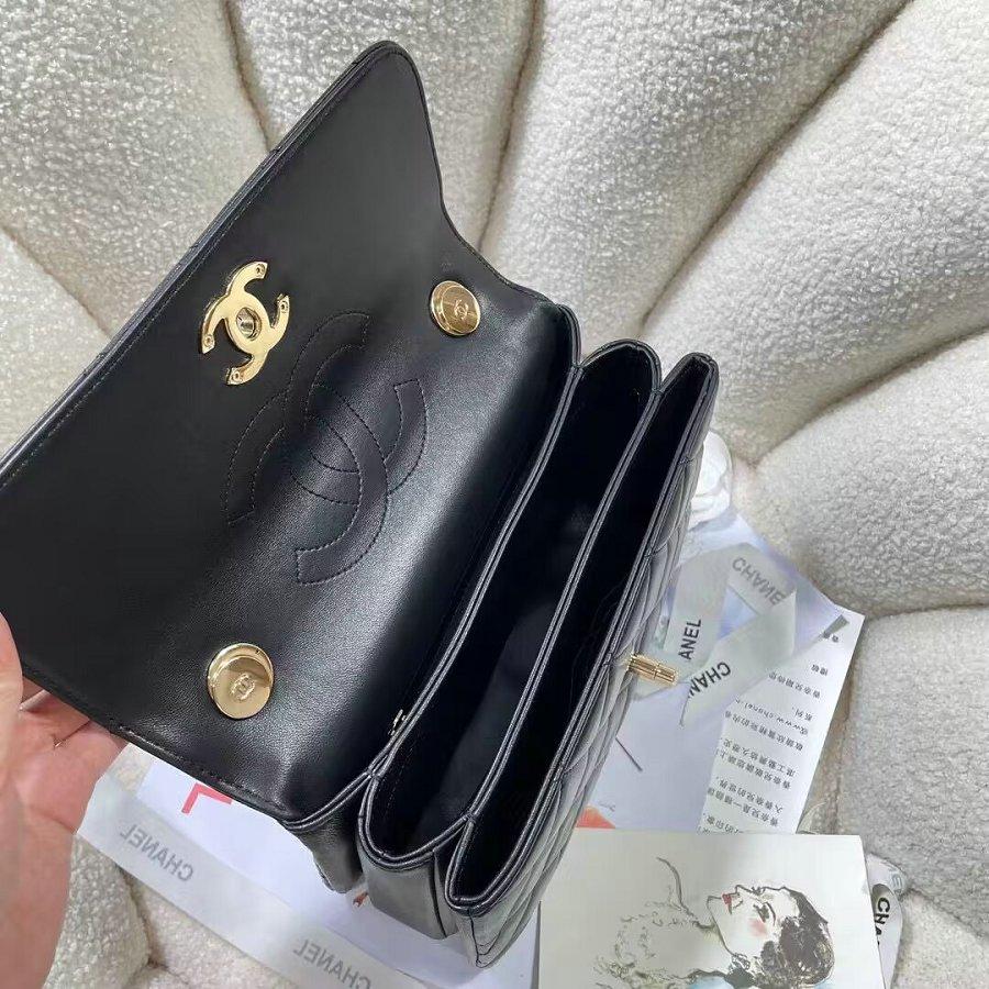 CHANEL マトラッセ トップハンドルバック ハンドバッグ A92236 B10674 94305