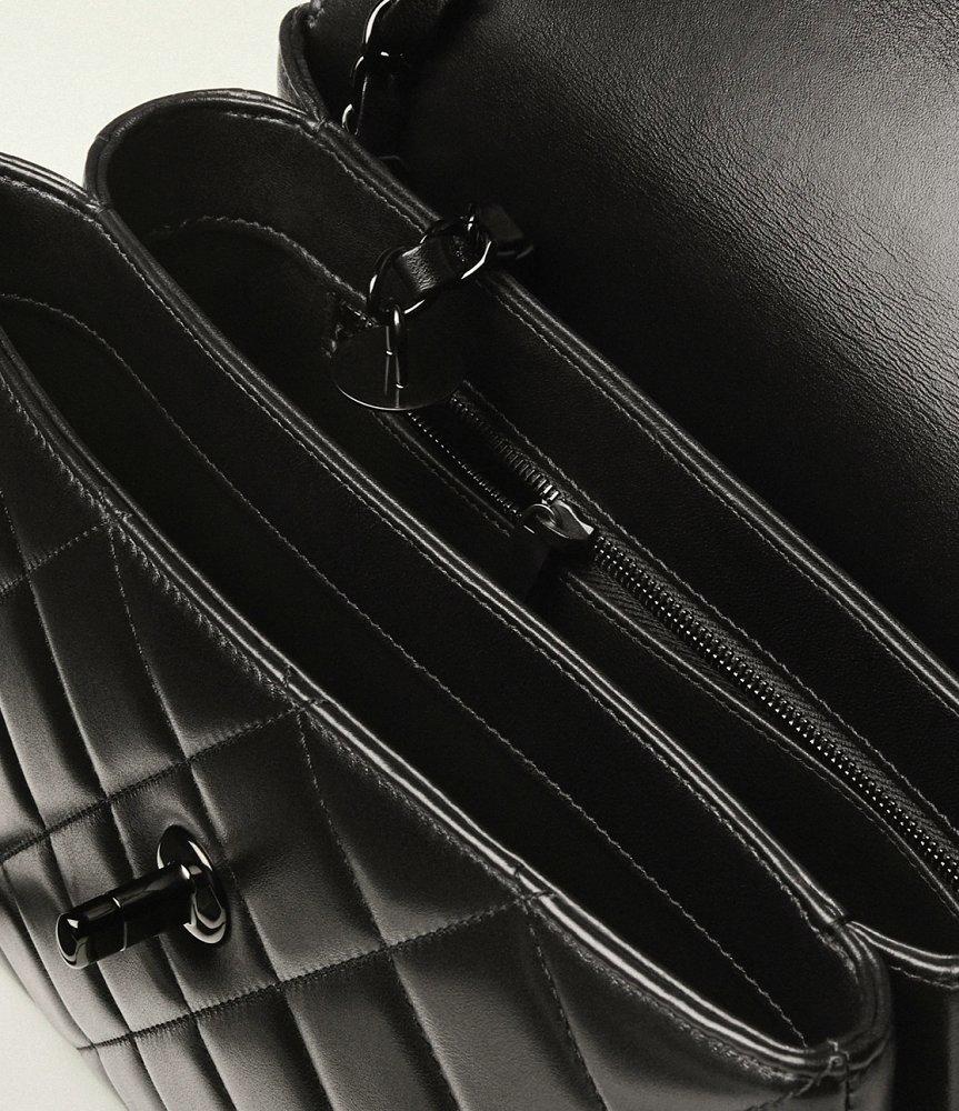 CHANEL トレンディCC ハンドバッグ　オールブラック A92236 B08960 94305
