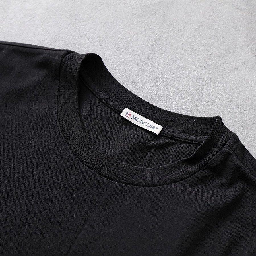 モンクレール 半袖 Tシャツ メンズ パックT クルーネック ロゴパッチ ロゴT コットン カットソー 8C00026 829H8