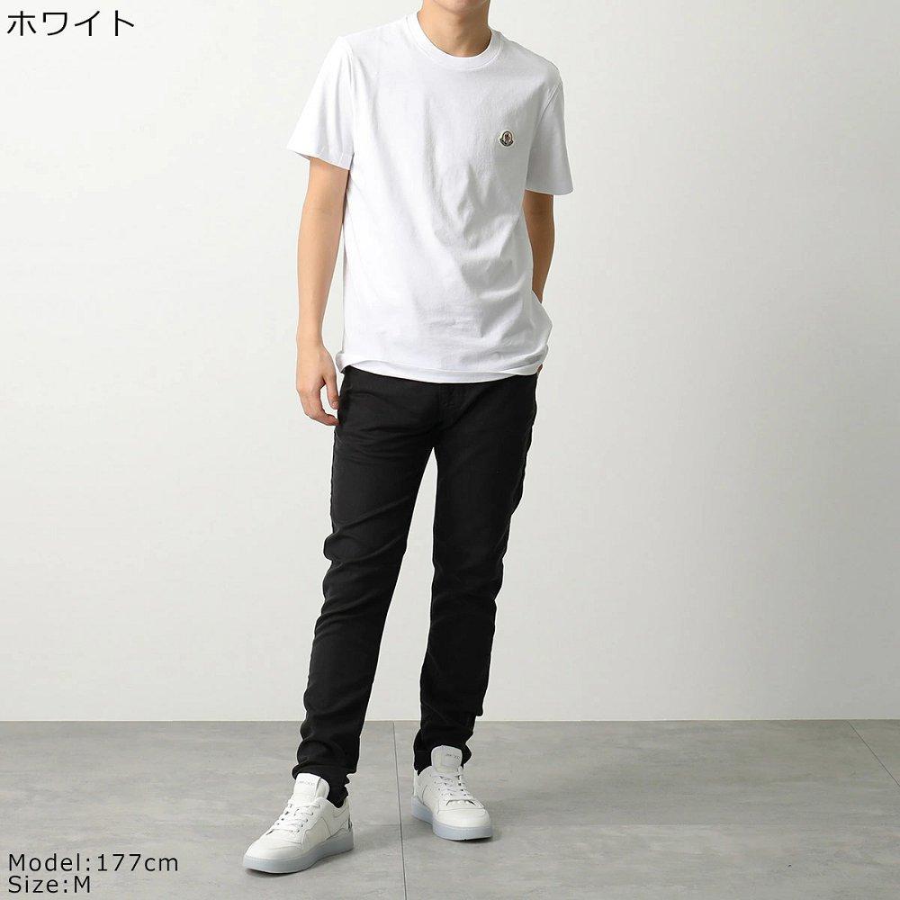 モンクレール 半袖 Tシャツ メンズ パックT クルーネック ロゴパッチ ロゴT コットン カットソー 8C00026 829H8