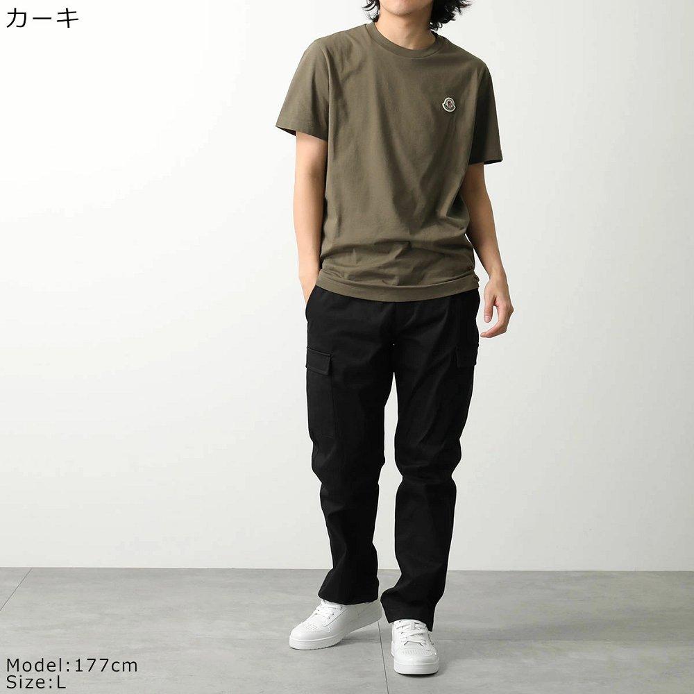 モンクレール 半袖 Tシャツ メンズ パックT クルーネック ロゴパッチ ロゴT コットン カットソー 8C00026 829H8