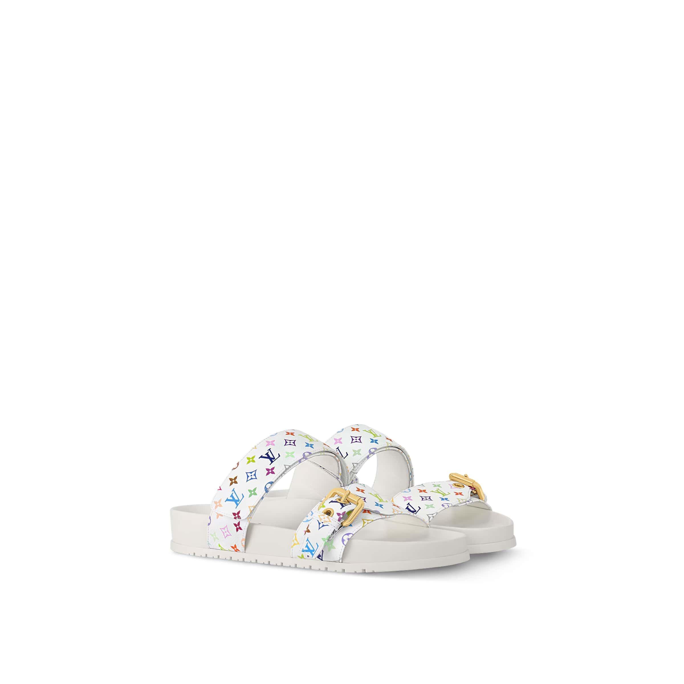 ルイヴィトン Bom Dia LV×TM コンフォートフラットミュール 1AGXU3 1AGXUJ