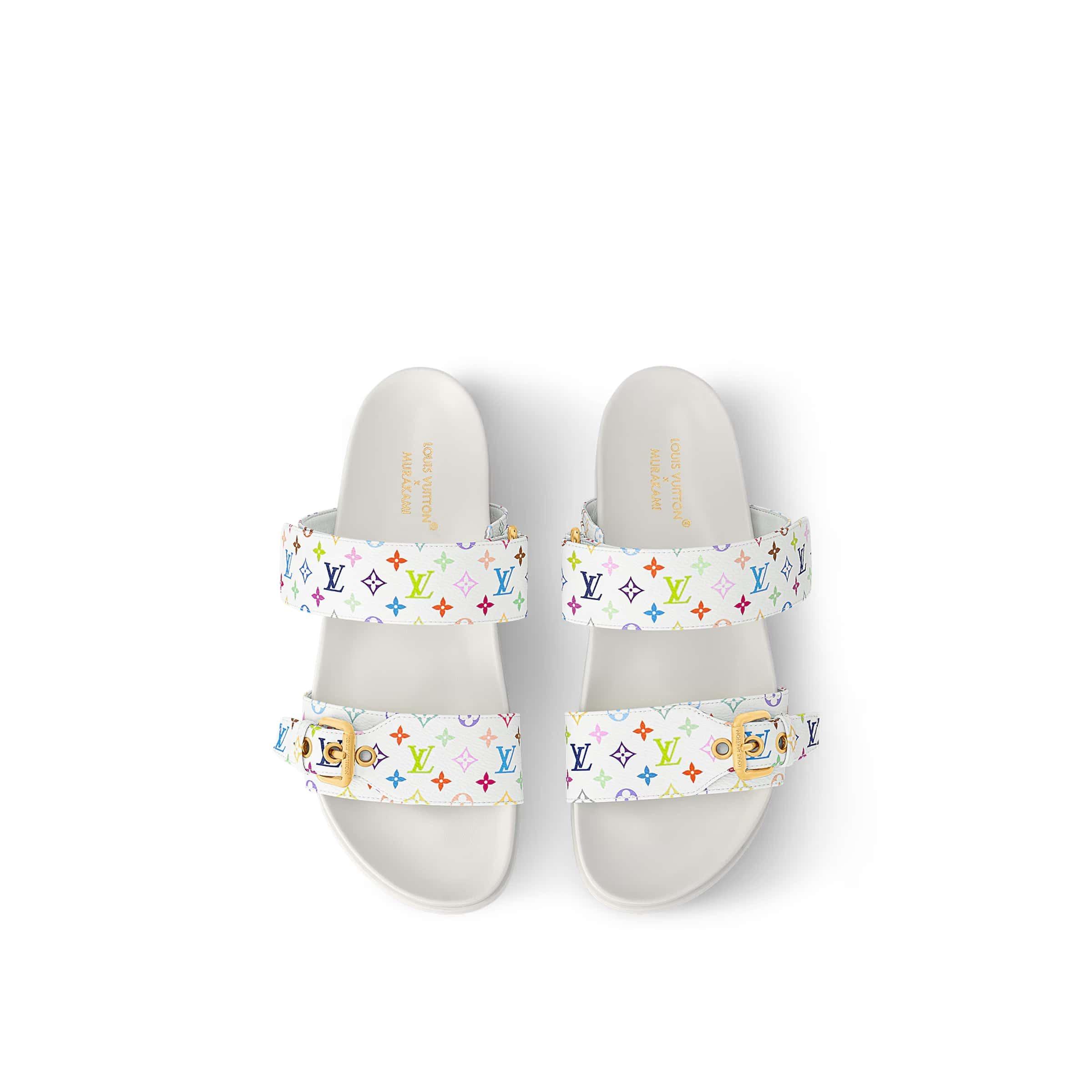 ルイヴィトン Bom Dia LV×TM コンフォートフラットミュール 1AGXU3 1AGXUJ
