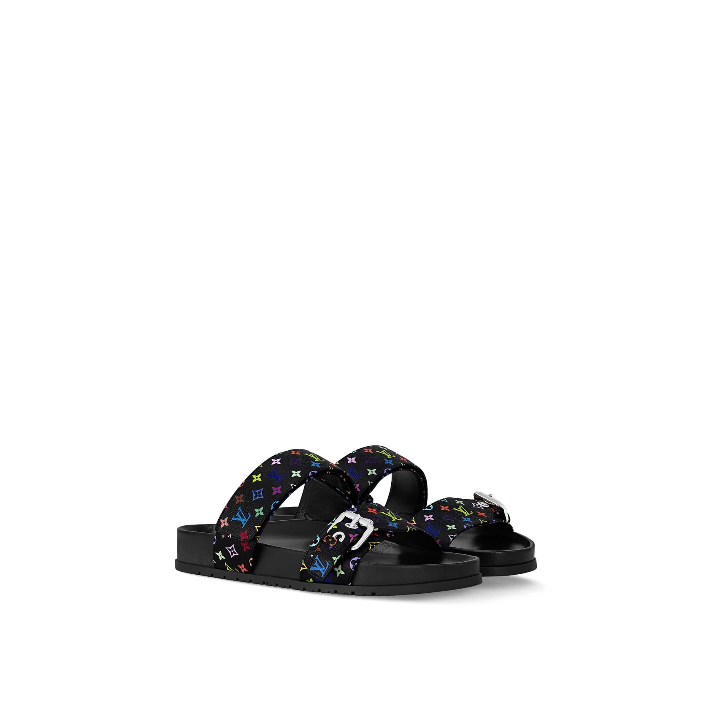 ルイヴィトン Bom Dia LV×TM コンフォートフラットミュール 1AGXU3 1AGXUJ
