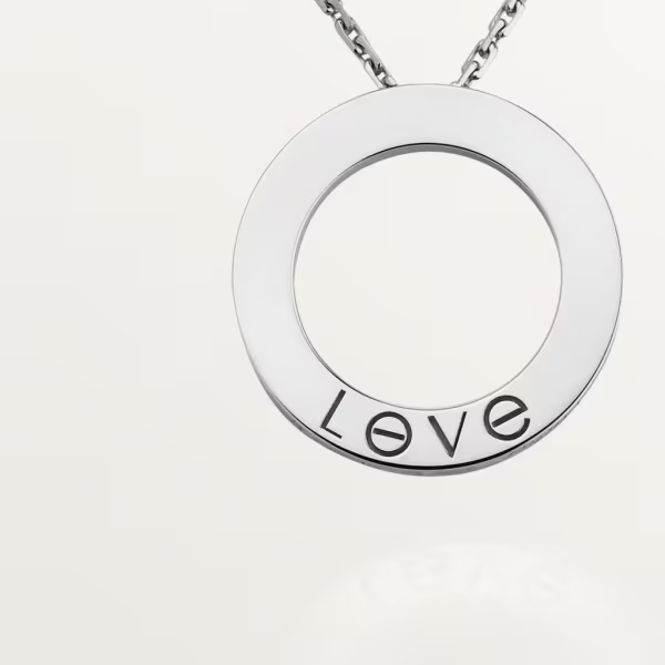 カルティエ Love ネックレス ホワイトゴールド B7014300