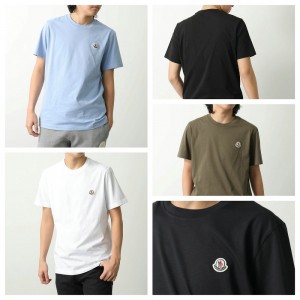 モンクレール 半袖 Tシャツ メンズ パックT クルーネック ロゴパッチ ロゴT コットン カットソー 8C00026 829H8