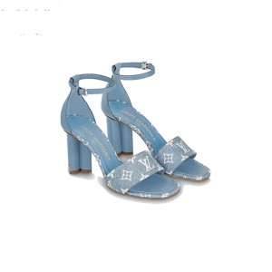 LOUIS VUITTON Silhouette Sandal デニムサンダル 1AAZT4