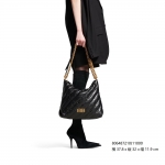 BALENCIAGA マトラッセ レザー スモール ホーボー バッグ 806479 806487