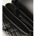 CHANEL トレンディCC ハンドバッグ　オールブラック A92236 B08960 94305