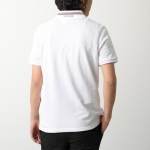 モンクレール ポロシャツ SS POLO メンズ 鹿の子 半袖 ロゴワッペン トリコロールライン 8A00021 89A16
