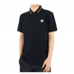 モンクレール ポロシャツ SS POLO メンズ 鹿の子 半袖 ロゴワッペン トリコロールライン 8A00021 89A16