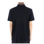 モンクレール ポロシャツ SS POLO メンズ 鹿の子 半袖 ロゴワッペン トリコロールライン 8A00021 89A16