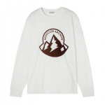 モンクレール Tシャツ メンズ 長袖 ロンT カットソー ロゴ コットン クルーネック 8D00016 89AHD 778