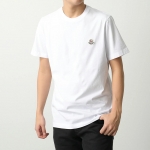 モンクレール 半袖 Tシャツ メンズ パックT クルーネック ロゴパッチ ロゴT コットン カットソー 8C00026 829H8