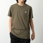 モンクレール 半袖 Tシャツ メンズ パックT クルーネック ロゴパッチ ロゴT コットン カットソー 8C00026 829H8