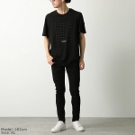モンクレール Tシャツ メンズ 半袖 カットソー クルーネック コットン ロゴ ラバーパッチ 8C00022 829H8
