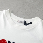 モンクレール Tシャツ メンズ 半袖 カットソー クルーネック コットン フロッキーロゴ アイコンパッチ 8C00008 829HP 034