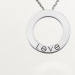 カルティエ Love ネックレス ホワイトゴールド B7014300