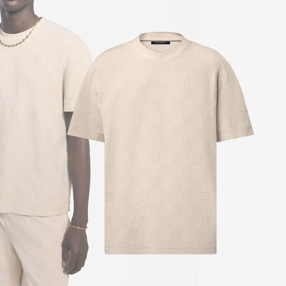 ルイヴィトン ダミエ フレンチテリーTシャツ 1AHUVB