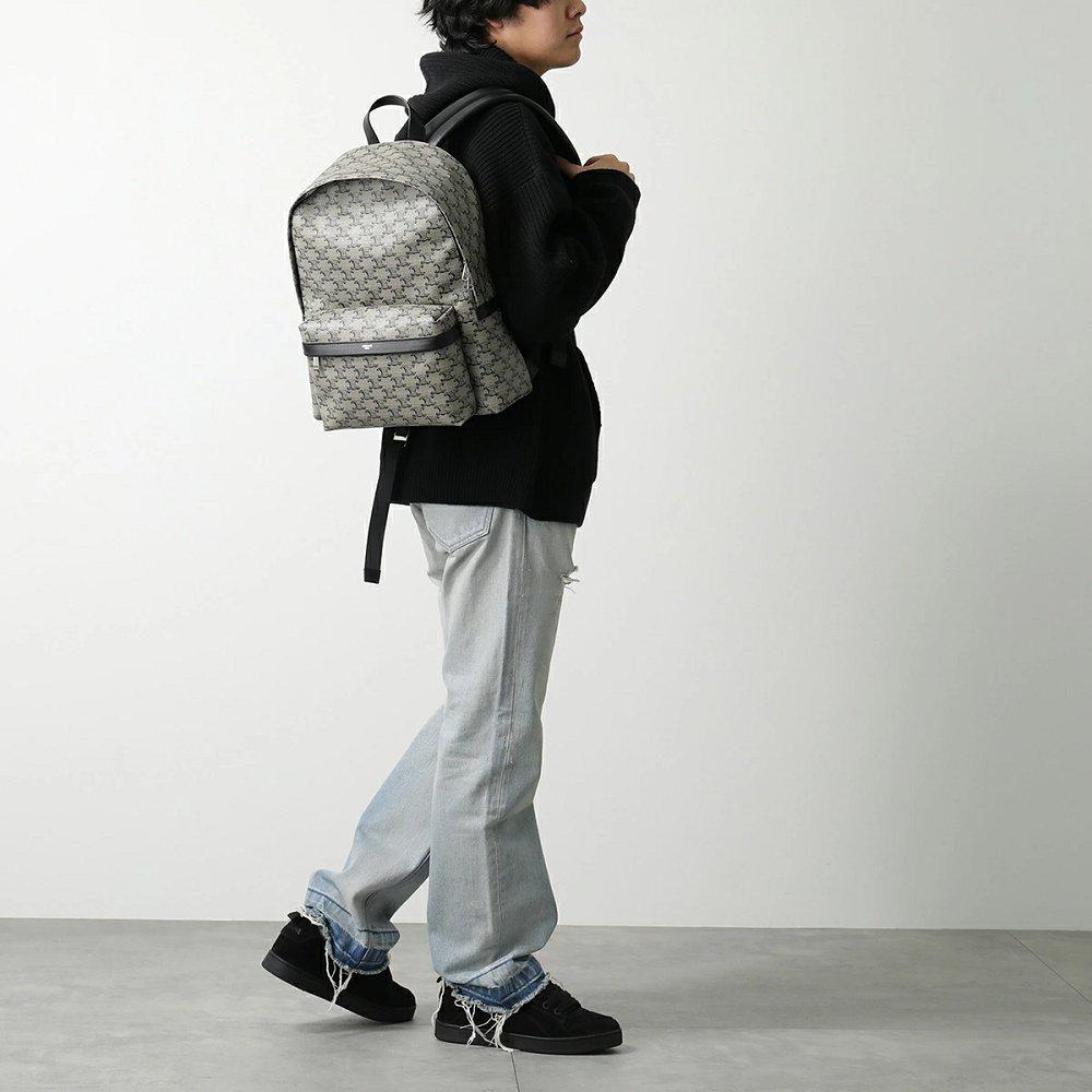 セリーヌ バックパック MEDIUM BACKPACK TRIOMPHE CANVAS メンズ リュック 188382GD7.02SI