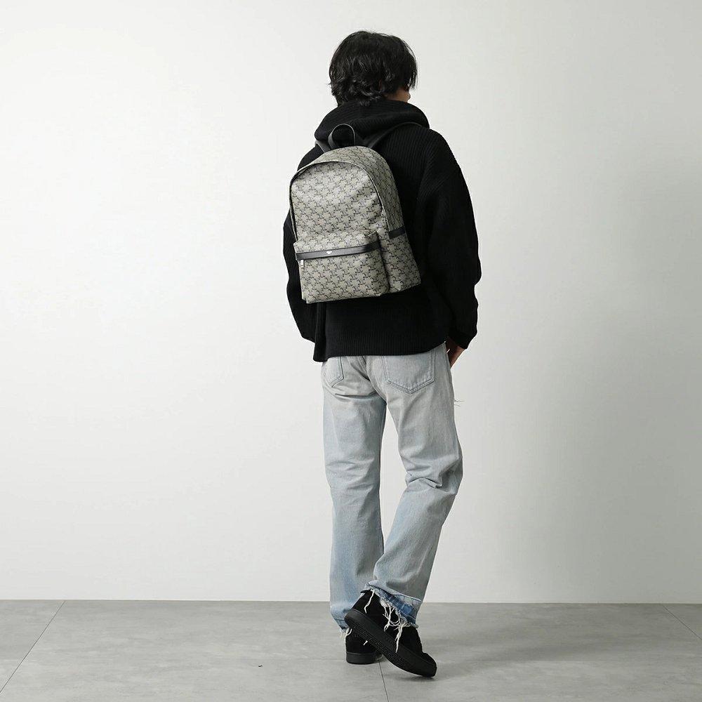 セリーヌ バックパック MEDIUM BACKPACK TRIOMPHE CANVAS メンズ リュック 188382GD7.02SI