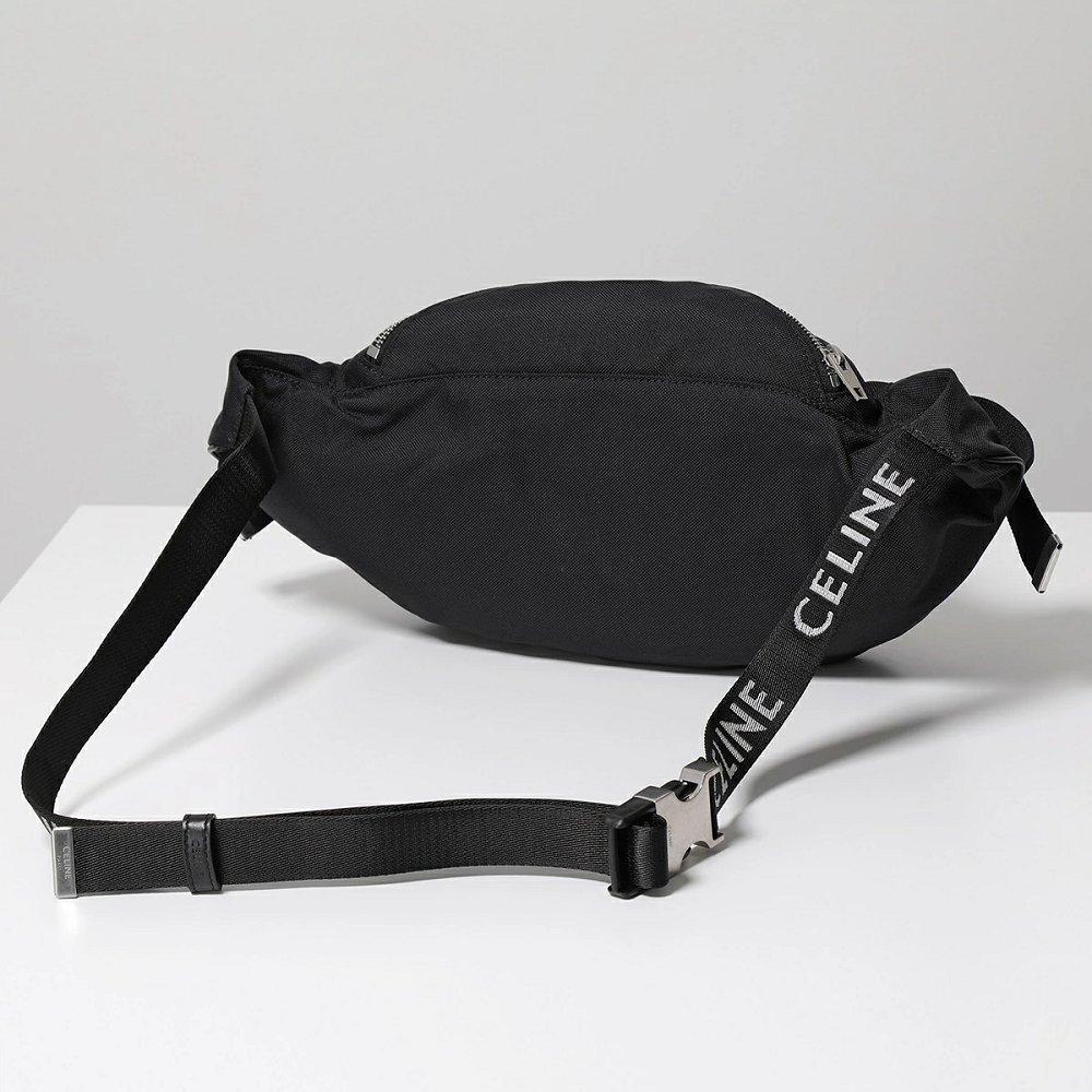 セリーヌ ボディバッグ Large Zipped Belt Bag メンズ ナイロン ベルトバッグ 198682DMT. 38SI