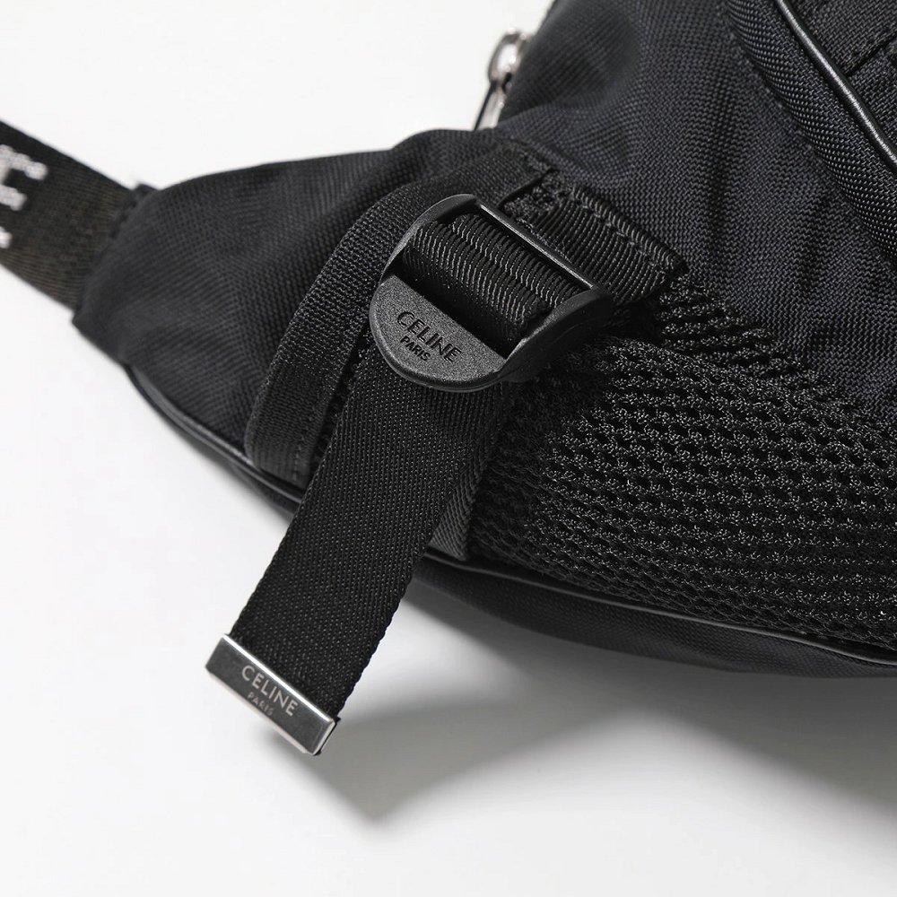 セリーヌ ボディバッグ Large Zipped Belt Bag メンズ ナイロン ベルトバッグ 198682DMT. 38SI