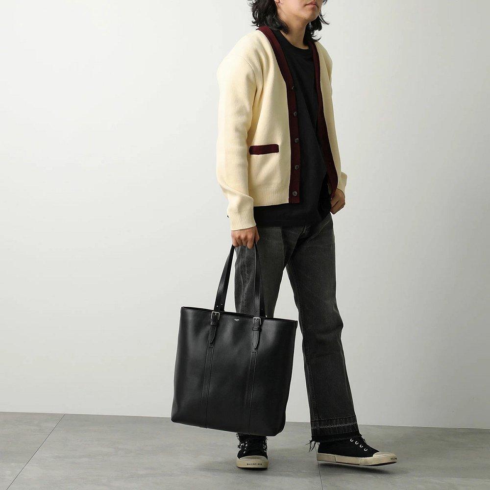 セリーヌ トートバッグ Cabas カバ メンズ レザー バックル 113743ESY.38SI