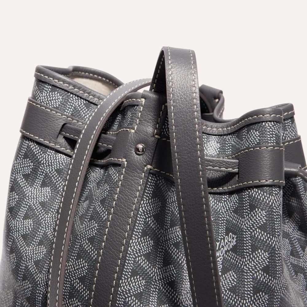 ゴヤール プティフロ バケットバッグ カーフレザー 巾着 2WAY ショルダーバッグ PEFLOTPMLTY