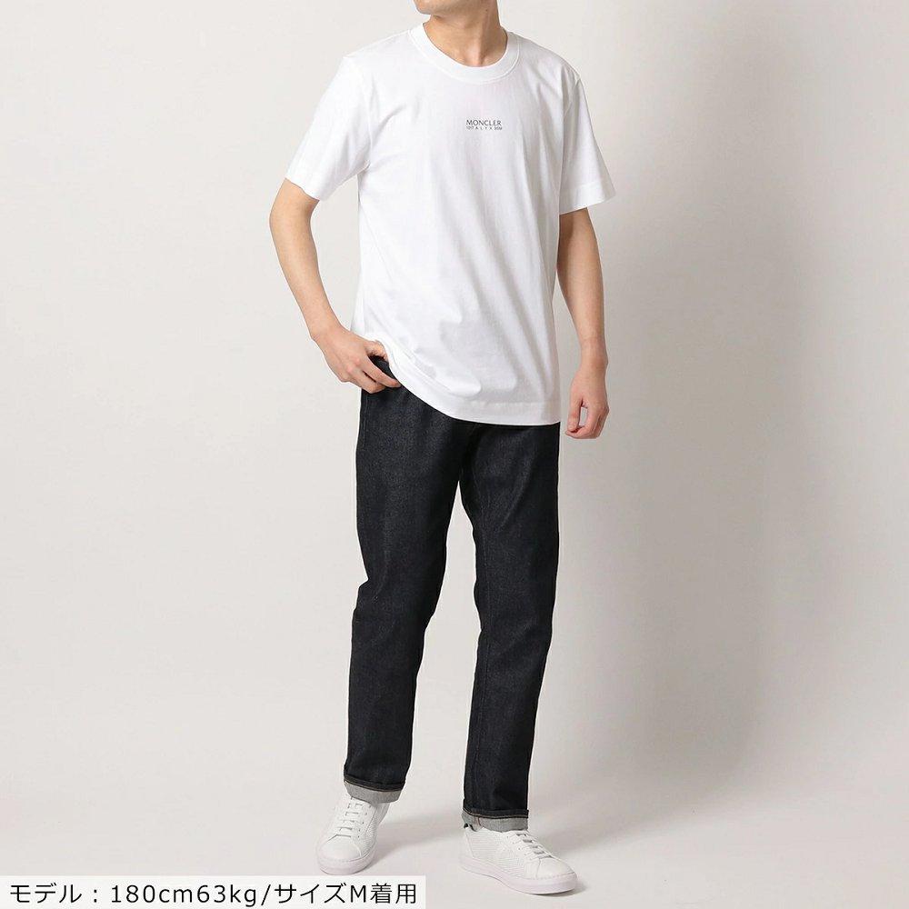 モンクレール アリックス Tシャツ メンズ クルーネック 半袖 カットソー コットン ロゴ 刺繍 8C00004 829KY 032
