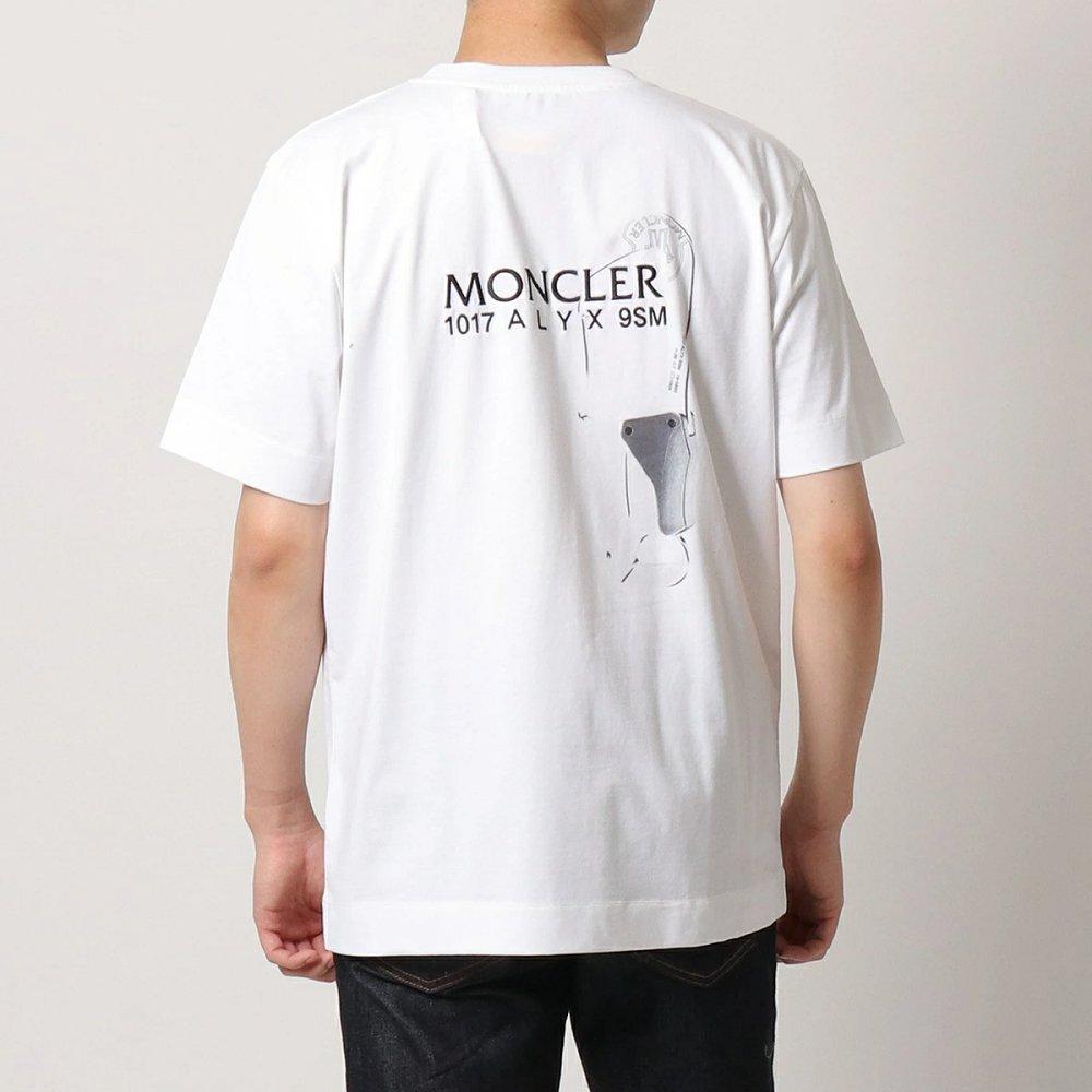 モンクレール アリックス Tシャツ メンズ クルーネック 半袖 カットソー コットン ロゴ 刺繍 8C00004 829KY 032